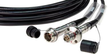 Klotz SMPTE kabel pro montážní panel nebo nástěnnou zásuvku LEMO FMW - PEW - 35m