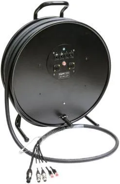 Klotz hibrid kábeldob 2 x RJ45 => etherCON + 2 x XLR 3p + powerCON TRUE1 - 2,5m