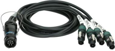 Klotz kabel pro L-Acoustics DOSUB, 4 x speakON 4p, 3m