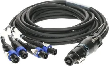 Klotz SPUTNIK TOP és SUB hangszóró adapter speakON 8p mama - 4 x speakON 4p mama - 3m