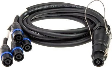 Klotz SPUTNIK TOP és SUB hangszóró adapter speakON 8p mama - 4 x speakON 4p papa