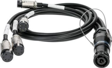 Klotz adaptér kabel speakON 8p na 4 x EP 5p pro reproduktory