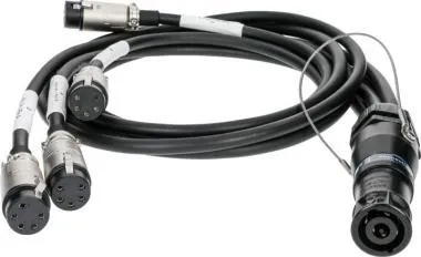 Klotz SPUTNIK TOP és SUB hangszóró adapter speakON 8p papa - 4 x EP 5p mama