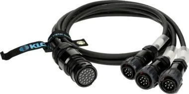 Klotz SPUTNIK hangszóróadapter PA-COM® 25p mama - 3 x PA-COM® 8p papa - 1m
