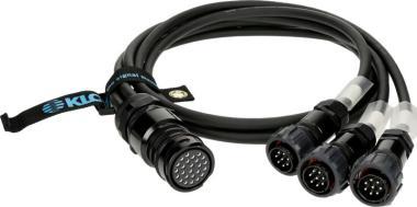 Klotz kabel PA-COM® 25p matka - 3 x PA-COM® 8p otec - 2m