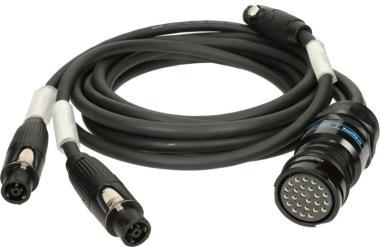 Klotz SPUTNIK reproduktorový adaptér PA-COM® 25p, 3 x speakON 8p