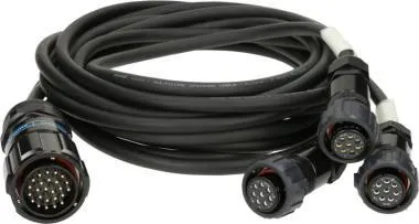 Klotz SPUTNIK hangszóróadapter PA-COM® 25p papa - 3 x PA-COM® 8p mama - 3m