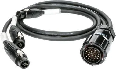 Klotz SPUTNIK hangszóró adapter PA-COM® 25p papa - 3 x speakON 8p mama