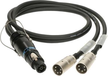 Klotz kabel hangspeakers speakON 8p, 2 x EP 5p, 1m
