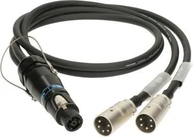 Klotz SPUTNIK Y hangszóró adapter speakON 8p mama - 2 x EP 5p papa - 1m