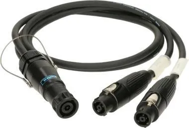 Klotz SPUTNIK TOP és SUB hangszóró adapter speakON 8p papa - 2 x speakON 8p mama - 5m