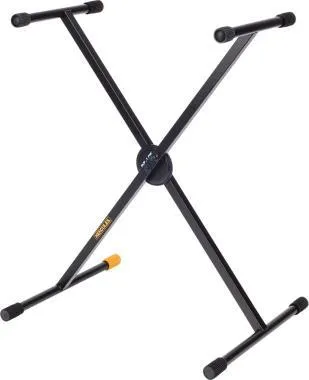 Hercules KS110B Billentyű állvány, X-tipusú, szimplavázas, 1 hangszerhez, 80 kg kapacitás
