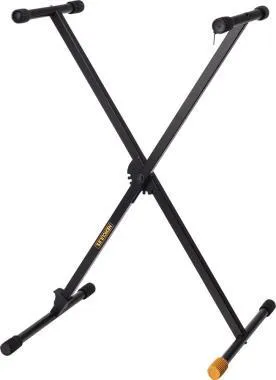 Hercules KS100B Billentyű állvány, X-tipusú, szimplavázas, 1 hangszerhez, 80 kg kapacitás