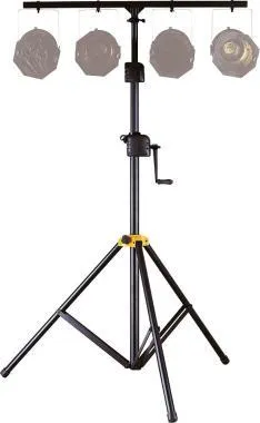 Hercules LS700B Fényállvány, 164-350 cm, 45 kg terhelhetőség, Quik-N-Ez kurblis, tartozék kereszttartó rúd