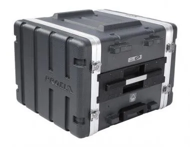 PROEL FOABSR8UW Rack doboz 8U, ABS, gurulós, 19