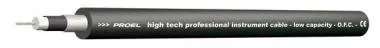 PROEL HPC130 Hangszerkábel, fekete, HQ gitár (100m-es bund), mono,d: 7 mm