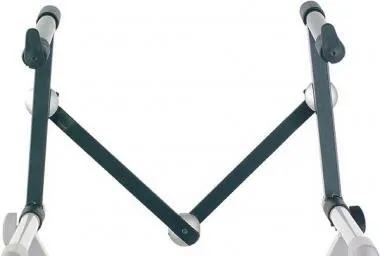 PROEL KB400 Keyboard kiegészítő állvány X állványokhoz, antracit szürke, m: 300 mm, mé: 330 mm, max: