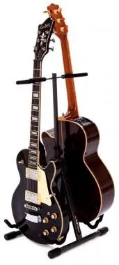 PROEL FC820 Univerzális gitárállvány nyaktámasszal, 2 gitár szivacs és gumi borítással, a,szürke, ma