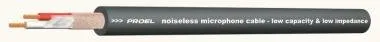 PROEL HPC210BK Mikrofonkábel(2 x 0,22 mm2), fekete, PVC Ø 6,50 mm (100m-es bund)
