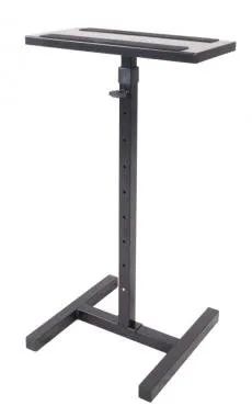 PROEL KP820 Monitor-Hangfal állvány, H talp fekete, m: 830-1320 mm tálca: 470 x220 mm, max: 60 kg