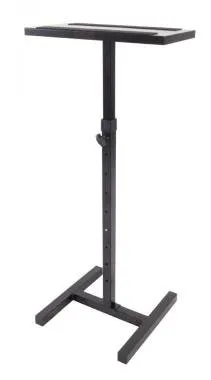 PROEL KP820 Monitor-Hangfal állvány, H talp fekete, m: 830-1320 mm tálca: 470 x220 mm, max: 60 kg