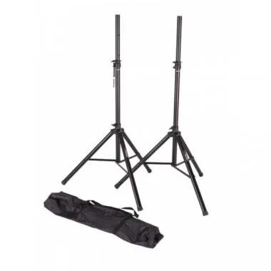 PROEL FRE180KITV2 Hangfal állvány pár táskában fekete, fém-műanyag, m:1200-1800 mm, d: 35 mm, max: 4