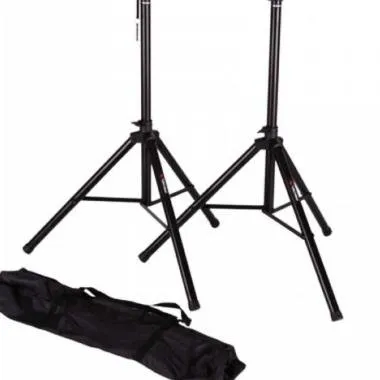 PROEL FRE180KITV2 Hangfal állvány pár táskában fekete, fém-műanyag, m:1200-1800 mm, d: 35 mm, max: 4