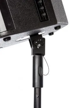 PROEL KP010 Hangfal állvány adapter 0-10° fekete, alumínium, d:35 mm M - d:35 mm FM
