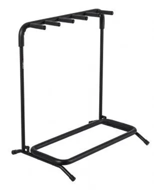 PROEL FC850N Univerzális gitárállvány 5 gitár részére szivacs és gumi borítással, fekete, max: 25 kg