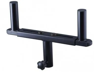 PROEL KP225 Hangfal állvány adapter dupla csonk d:35 mm fekete, fém csonk távolság:310-490 mm