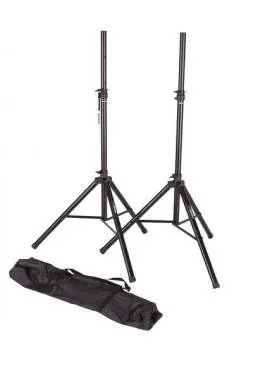 Proel FRE300KIT Hangfal állvány pár táskában fekete, fém-műanyag, m:1350-2150 mm, d:35 mm, max: 35 kg
