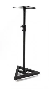 PROEL KP840 Monitor-Hangfal állvány, Háromszög talp fekete, m: 850-1170 mm tálca: 230 x230 mm, max: