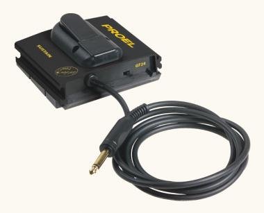 PROEL Pedál sustain, polaritní spínač, ABS-hliník, 6,3 mm mono jack, 2 m kabel