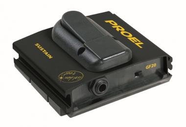 PROEL Pedál sustain, polaritátní přepínač, ABS-hliník, 6,3 mm mono jack