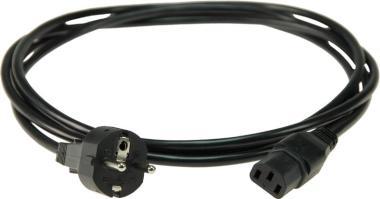 Klotz napájecí kabel H05VV-F 3G 1,0 mm² Schuko - IEC C13 - 3m