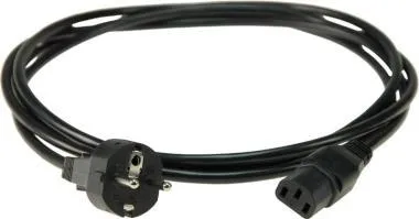 Klotz flexibilis H05VV-F tábkábel 3G 1,0 mm² Schuko - IEC C13 - 3m
