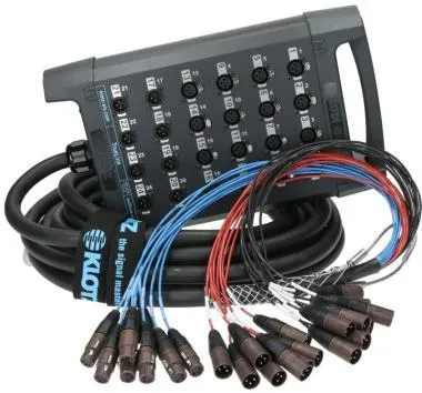 Klotz TrueLink 16/8 XLR 3p 24-cs. stagebox - 10m