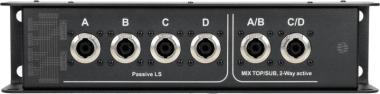 Klotz SpeakerLink kabel, speakON 8p samec/M - 6x speakON 4p samec - 0,38m