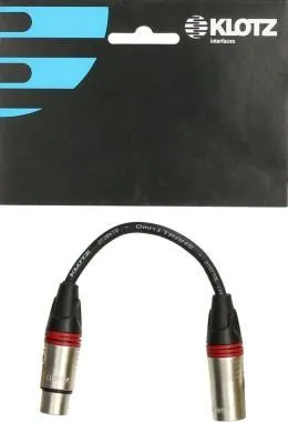 Klotz XLR 5p mama - XLR 3p papa / Klotz DMX adapter - 0,2m
