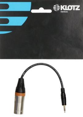 Klotz XLR adaptér 3p - TRS 3,5 mm, 0,2m