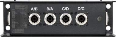 Klotz reproduktorový kabel 8p speakON M - 4x 4p speakON, 0,297m