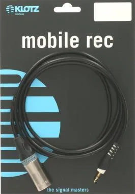 Klotz Összekötő adapter ellenállás mátrixszal XLR 3p papa - 3,5 mm mini Jack dugó 3p - 0,9m