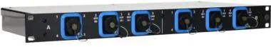 Klotz 2x opticalCON QUAD to 2x2 opticalCON DUO 19''-os szálelosztó panel - single-mode