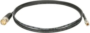 Klotz ultra vékony szuper flex UHD 12G-SDI adapter kábel - BNCslim dugó - DIN1.0/2.3 dugó - 4m