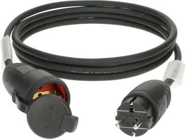 Klotz TITANEX H07RN-F tábkábel 3G 1,5 mm² Schuko papa/mama - tömör gumi - 1m