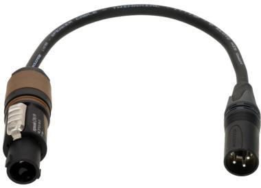 Klotz reproduktorový kabel SpeakON 2p - XLR 3p, 0,3m