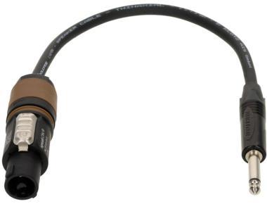 Klotz reproduktorový kabel SpeakON 2p matka - jack 2p otec - 0,3m