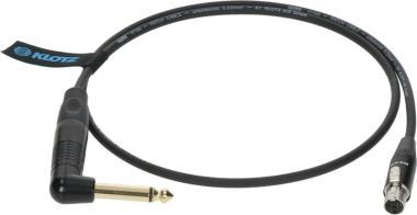 Klotz mikrofonní kabel pro Shure TQG (mini XLR 4p) - jack mono, zlacený - 0,7m