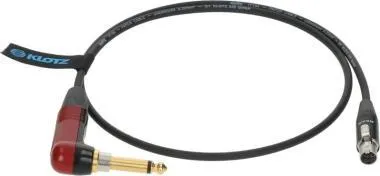 Klotz prémium hangszerkábel a Shure TQG (mini XLR 4p) - jack mono, aranyozott, bodypackhez - 0,7m