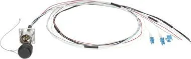 Klotz SMPTE 311M válaszfalas beépítési adapter LEMO EDW - 2x LC - 0,5m